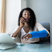 Broken Arm Injured Worker Compensation Coverage.
