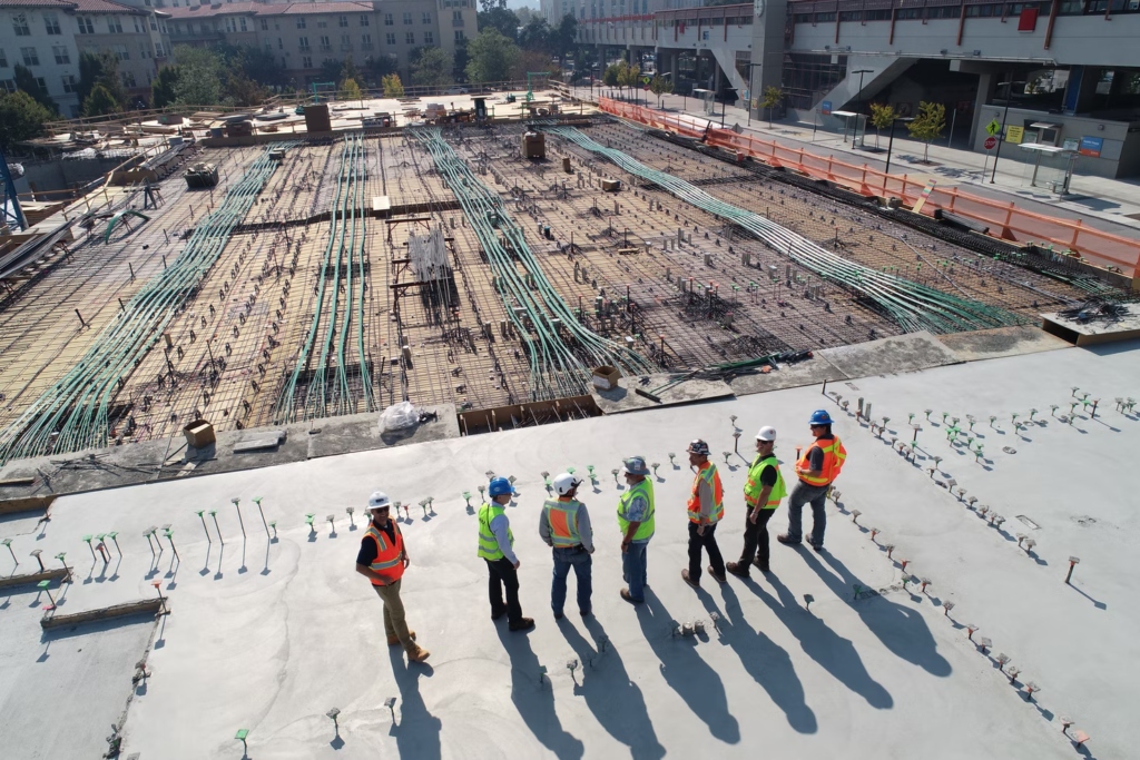 Workers at Construction Site