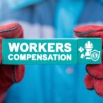 Industry concept of workers compensation. Worker Injury Medical